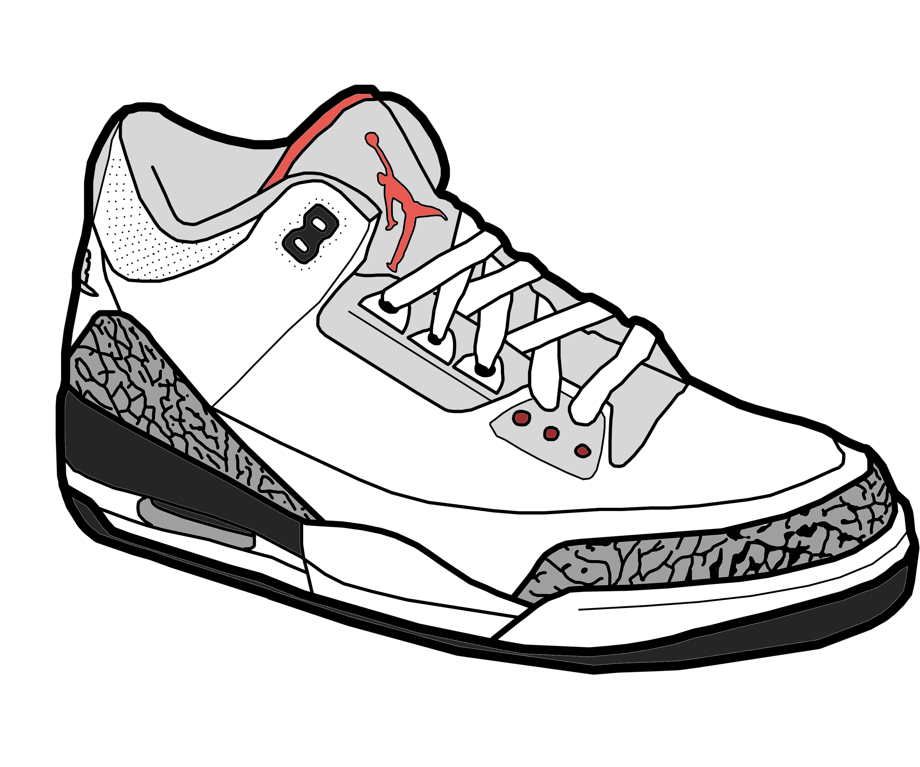 Jordan 3  Fire Red  Sketch By Mattisamazingps On Deviantart