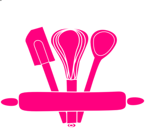 Pink Kitchen Utensils Clip Art At Clker Com   Vector Clip Art Online