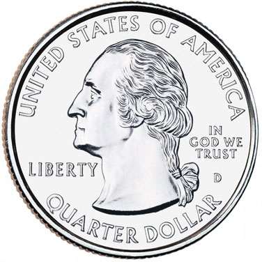 Quarters Minted One In Philadelphia And One In Denver  The Only