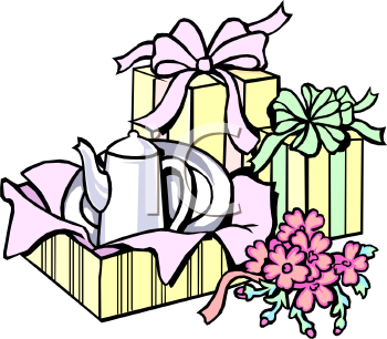 Royalty Free Clipart Image  Wedding Gifts