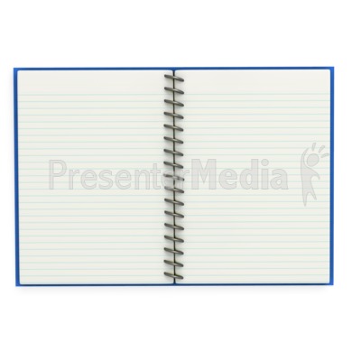 Open Notebook   Home And Lifestyle   Great Clipart For Presentations
