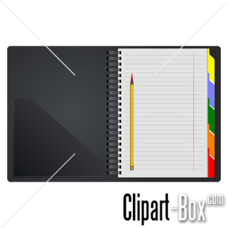 Related Open Notebook Cliparts