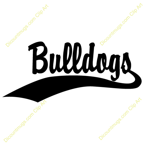 Clipart 14833 Bulldogs   Bulldogs Mugs T Shirts Picture Mouse Pads