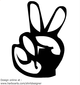 Peace Sign Hand   Clipart Panda   Free Clipart Images