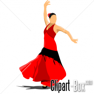 Related Flamenco Dancer Cliparts