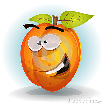 Apricot Fruit Character For Spring And Summer Jam And Marmalade