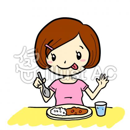 Clipart Picture Girl Eating Lunch   Jobspapa Com