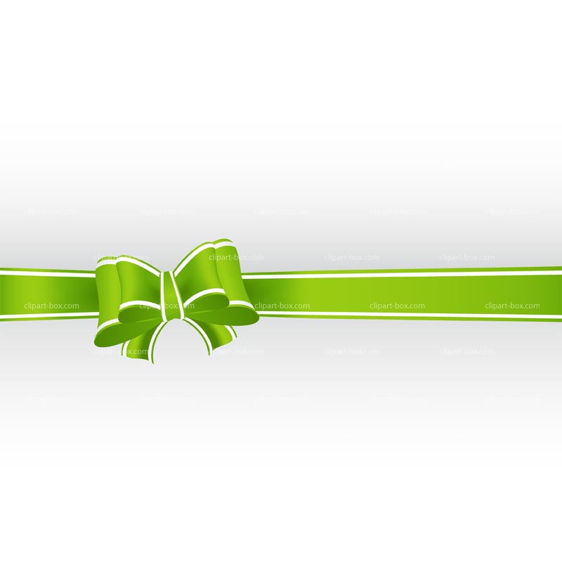 Clipart Green Ribbon Background   Royalty Free Vector Design