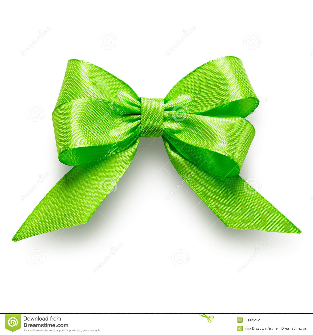 Green Bow Stock Photography   Image  35662212