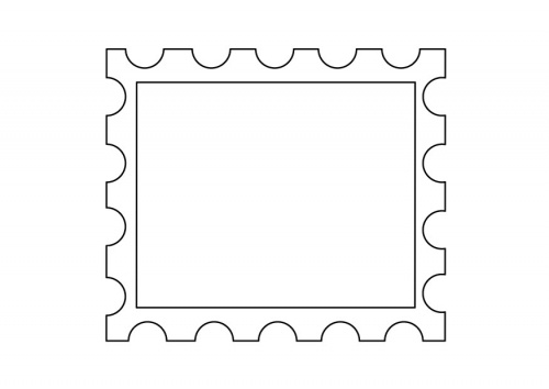 Printable Postage Stamp Template   Free Cliparts That You Can