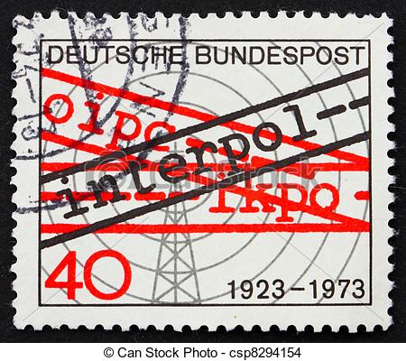 Germany   Circa 1973  A Stamp Printed In The Germany Shows Radio Tower