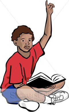 African American Youth With Bible   Sunday School Clipart