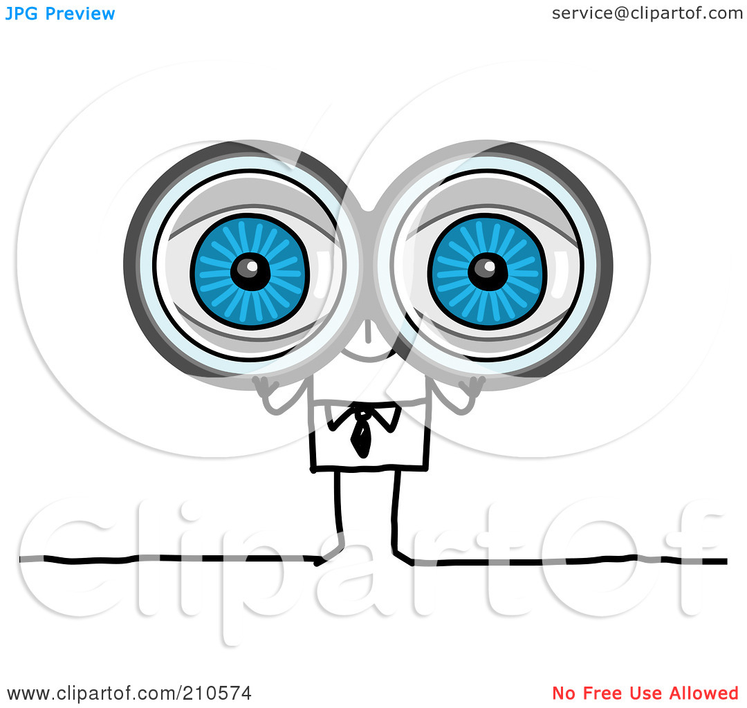 Looking Through Binoculars Clipart Images   Pictures   Becuo