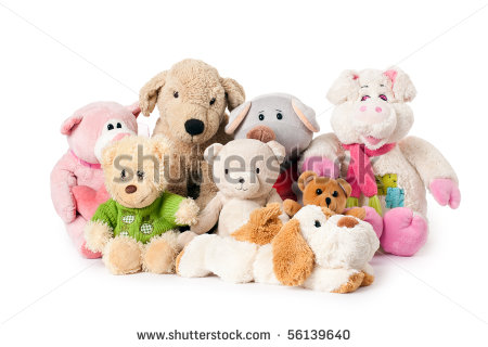 Stuffed Animals   Stock Photo