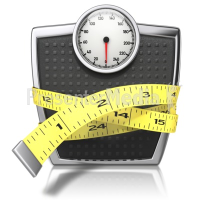 Weight Loss Tape Measure Clipart Scale With Tape Measure