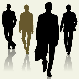 Of Black Man In Suit Silhouette Clipart   Cliparthut   Free Clipart