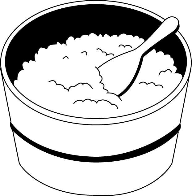 Operation Rice Bowl Meal Clip Art Http   Illpop Com Food M23e Htm