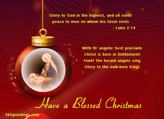 Christian Christmas Messages And Christian Christmas Card Wording