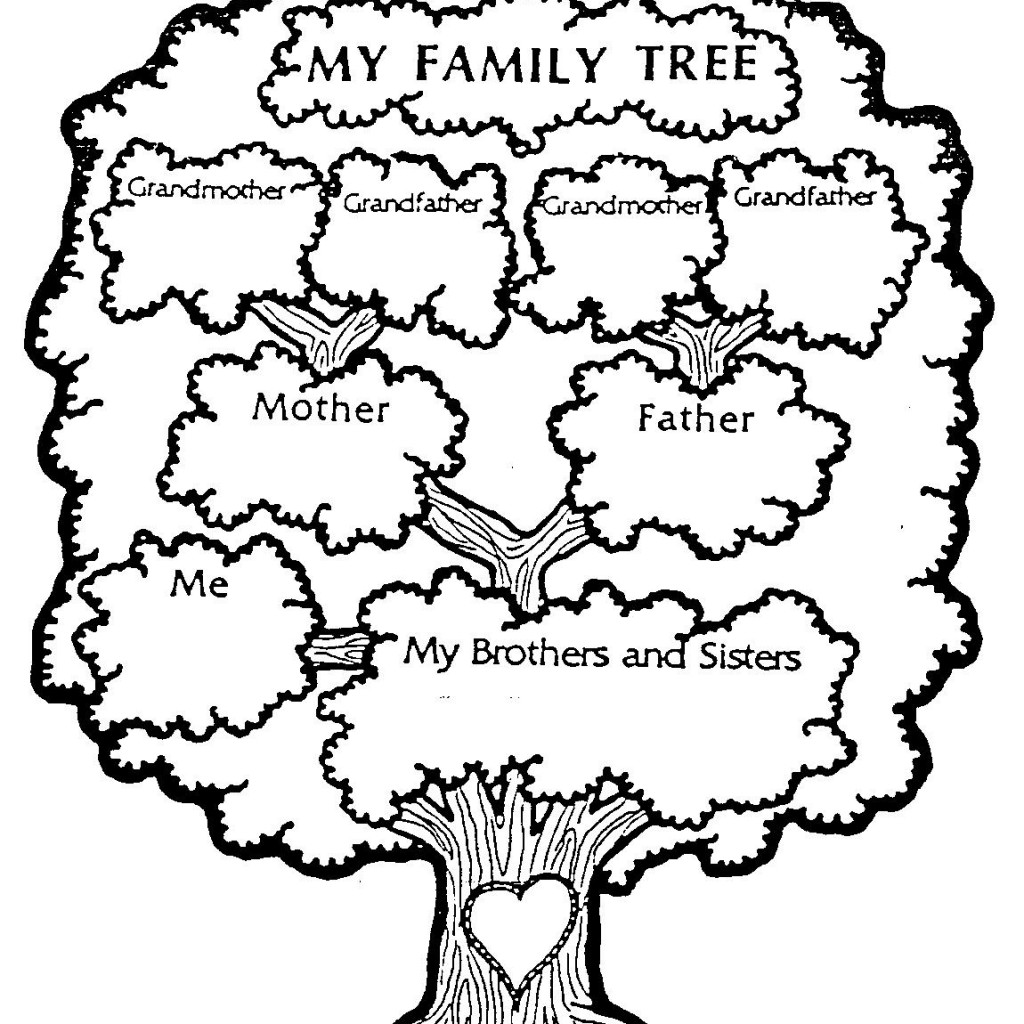 Family Tree Clip Art Color Page   Clipart Panda   Free Clipart Images