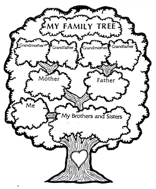 Free Pictures Of Family Tree Coloring Pages   All About Free Coloring