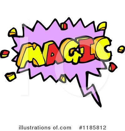 Royalty Free  Rf  Word Magic Clipart Illustration By Lineartestpilot