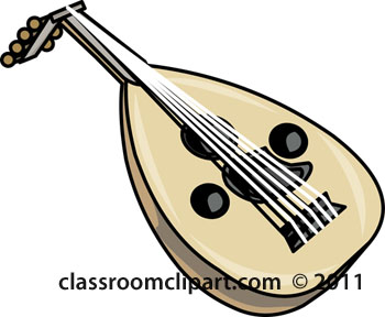 Top Musical Instruments Turkish Oud String Instrument Clipart