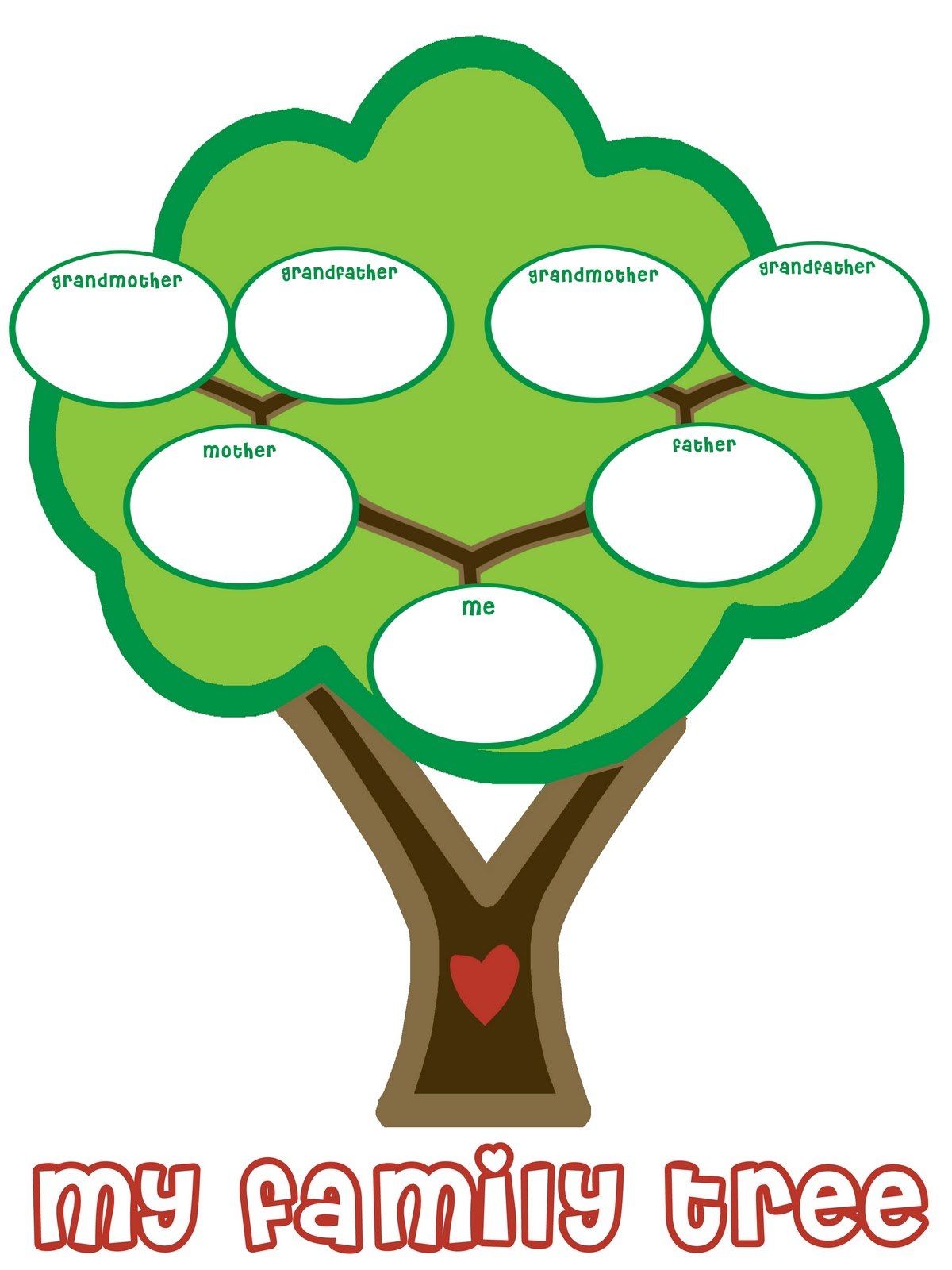 15 Blank Family Tree For Kids Free Cliparts That You Can Download To