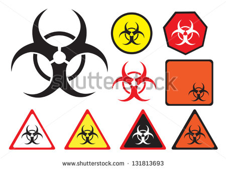 Biohazard Vector Icon In Different Styles  Clip Art That Can Be    