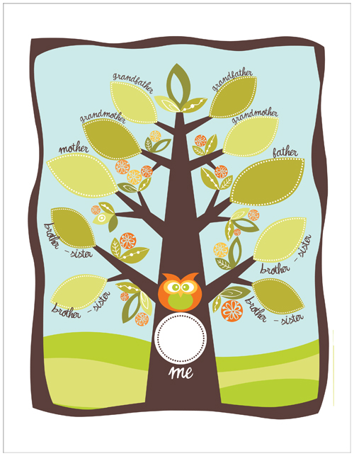 Blank Family Tree For Kids   Clipart Best