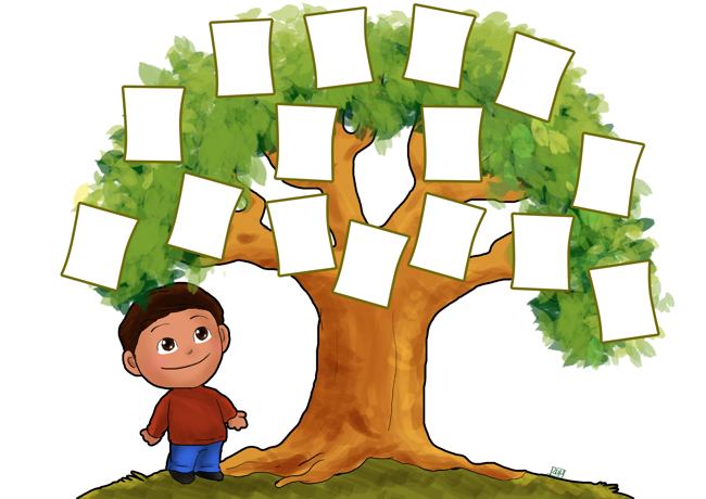 Family Tree Template For Kids   Free Reference Images