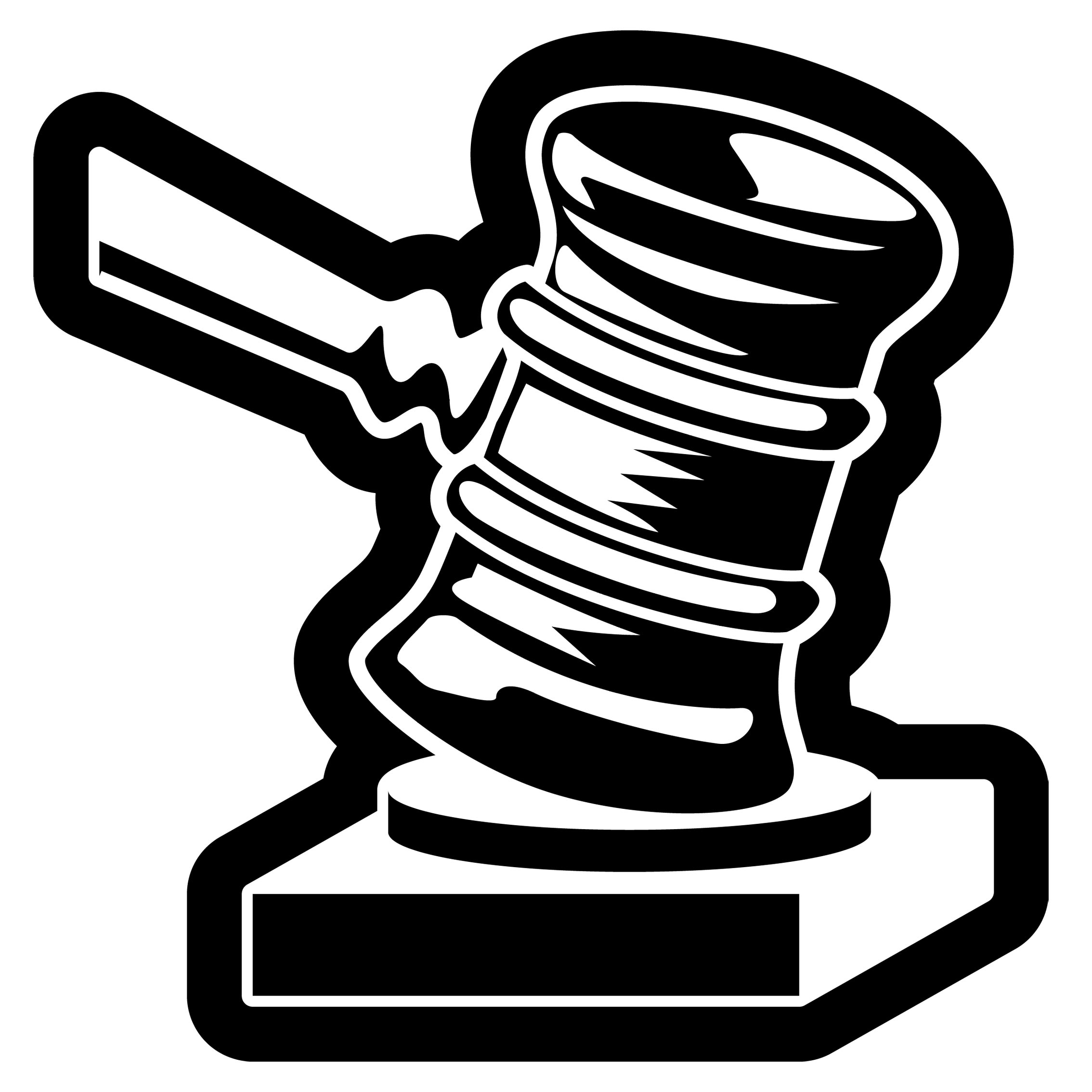 Clipart Justice Hammer   Royalty Free Vector Design