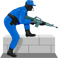 Image  Police   Law Enforcement Clip Art   S W A T  Sniper On Rooftop