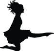Irish Dancer Silhouette Dance Wall Stickers Clipart