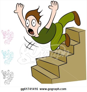 Cartoon Stairs Going Down   Persian Kitten Picture