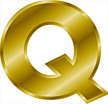 Free Gold Letter Q Clipart   Free Clipart Graphics Images And Photos