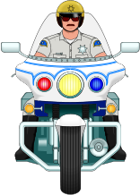 Image  Police   Law Enforcement Clip Art   Policeman On Yamaha