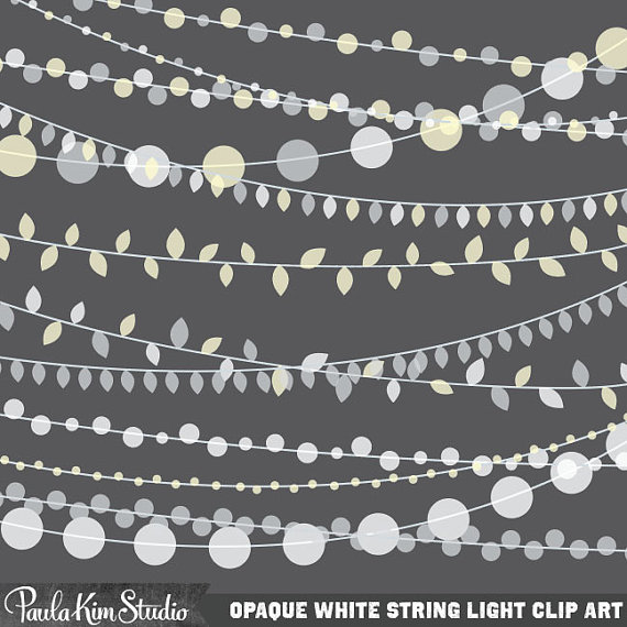 75  Off Sale White String Light Dark Background Clip Art Commercial    
