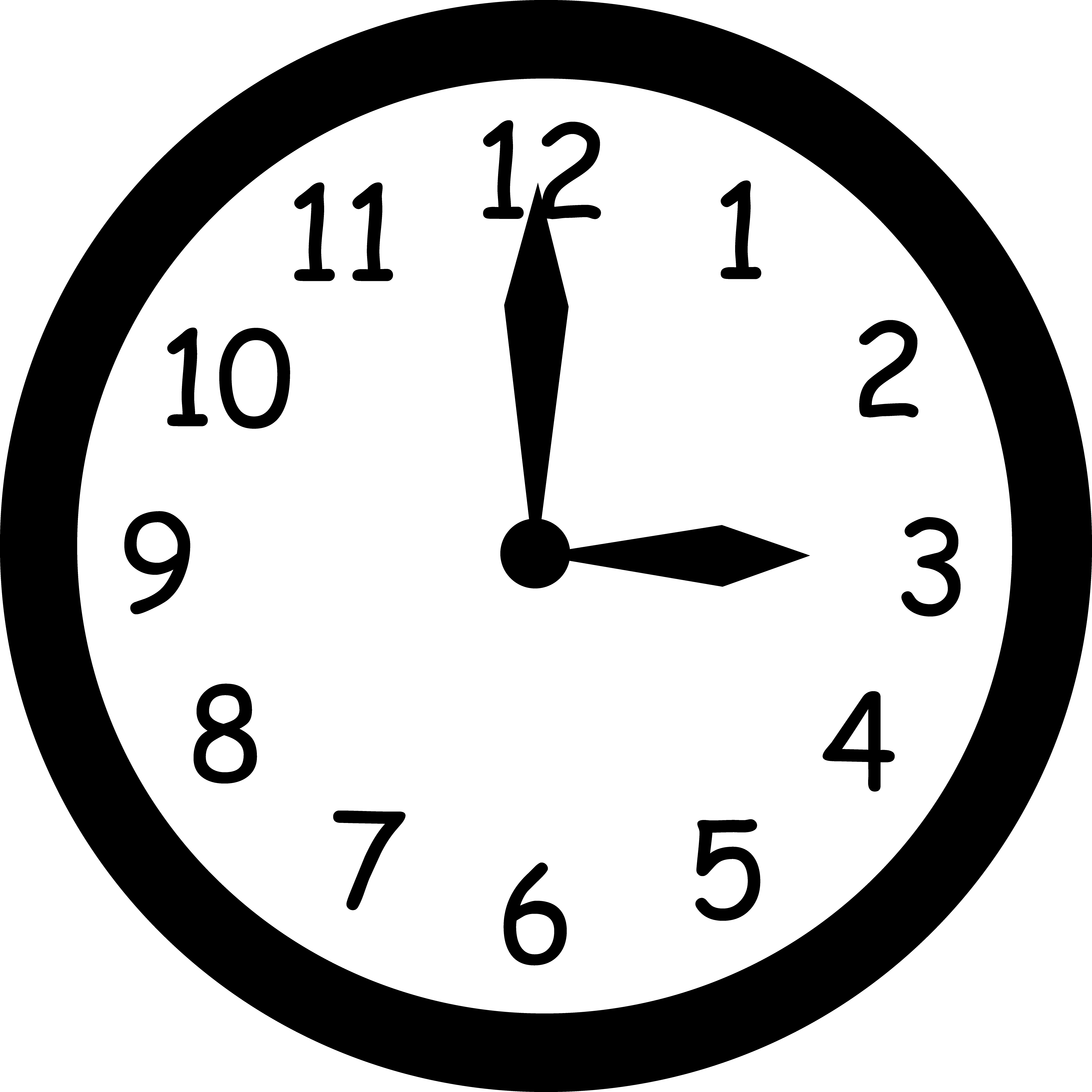 Analog Clock Clipart   Clipart Panda   Free Clipart Images