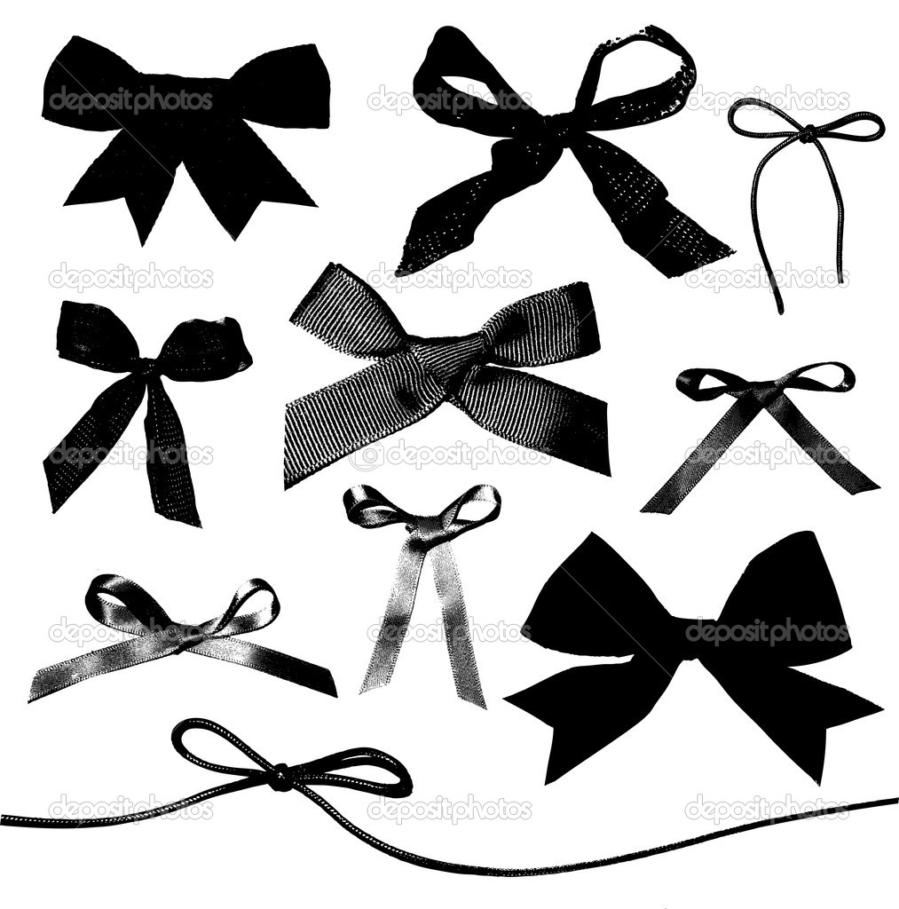 Bows And Ribbons Isolated On White Background  Photo By Alisafoytik