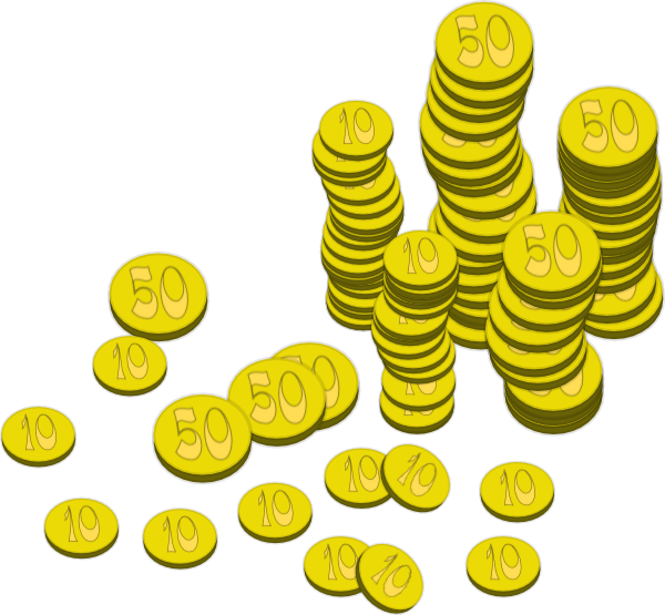 Coins Money Clip Art At Clker Com   Vector Clip Art Online Royalty