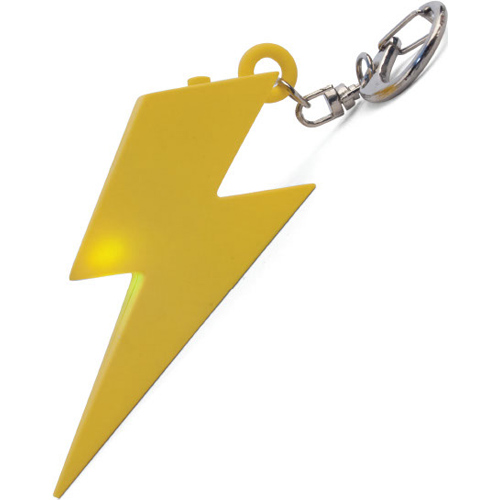 Lightning Bolt Led Key Chain In Rings And Chains