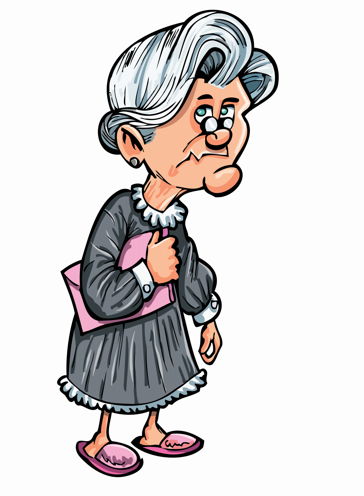 10 Cartoon Old Lady Pictures Free Cliparts That You Can Download To