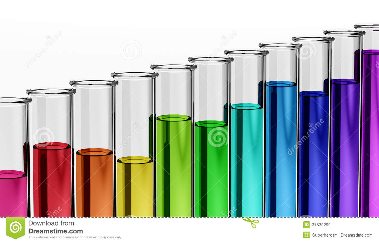 3d   Chemistry   Research   Test Tube   Chemical Royalty Free Stock