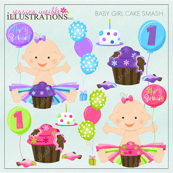 Baby Tutu Clipart Baby Girl Cake Smash Cute