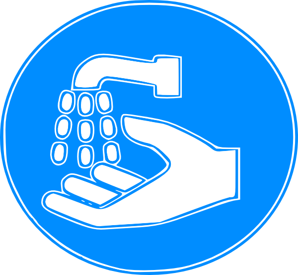 Hand Wash Sign Clip Art At Clker Com   Vector Clip Art Online Royalty