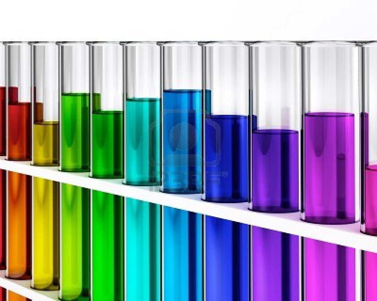 Rainbow Colored Liquid Test Tubes Ehec Virus Chemical Test Science Jpg