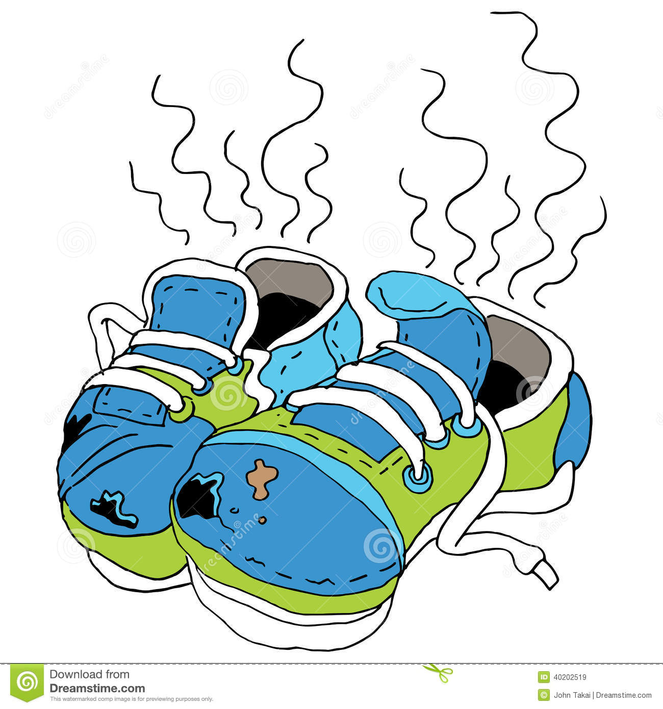 Smelly Old Shoes Stock Vector   Image  40202519