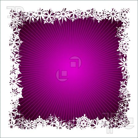 Grungy Christmas Winter Snowflake Background In Purple And White  Use    