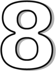 Number 8 Outline   Clipart Panda   Free Clipart Images