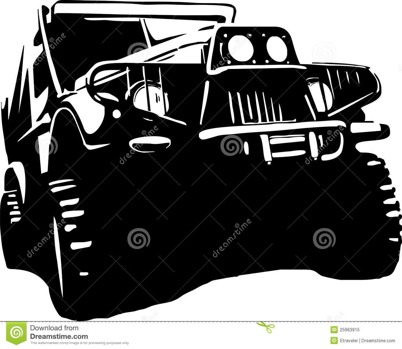 Off Road Clipart Suv Jeep Off Road Royalty Free